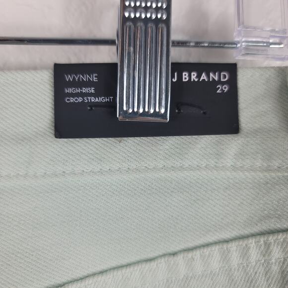 J Brand Wynne Button Fly High-Rise Crop Straight Women's Jeans 29 NWT - Picture 6 of 8